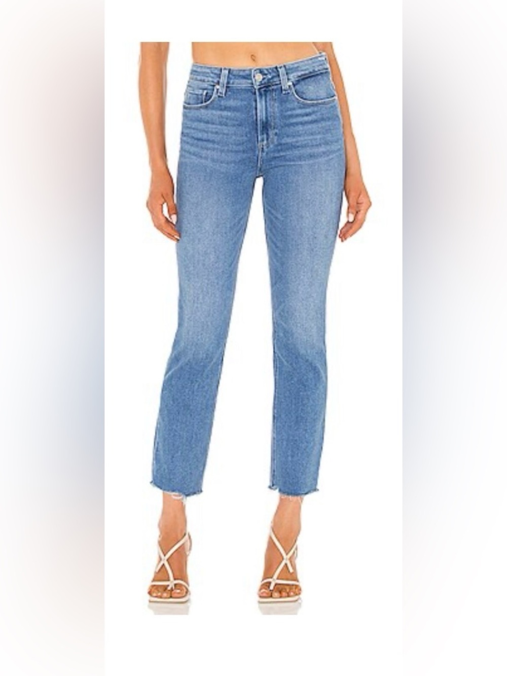 PAIGE Cindy Music Distressed Raw Hem Jeans Size 29
